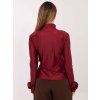 Dámska blúzka formálny štýl bordová MI-BZ-272611.56 (Farba Bordová, Veľkosť ONE SIZE)