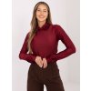 Dámska blúzka formálny štýl bordová MI-BZ-272611.56 (Farba Bordová, Veľkosť ONE SIZE)