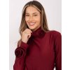 Dámska blúzka formálny štýl bordová MI-BZ-272611.56 (Farba Bordová, Veľkosť ONE SIZE)