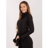 Dámska blúzka formálny štýl čierna MI-BZ-272611.56 (Farba Čierna, Veľkosť ONE SIZE)