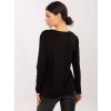 Dámska blúzka s dlhým rukávom čierna RV-BZ-A-160.19P (Farba Čierna, Veľkosť ONE SIZE)