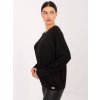 Dámska blúzka over size čierna RV-BZ-A-164.82 (Farba Čierna, Veľkosť ONE SIZE)