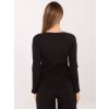 Dámska blúzka s dlhým rukávom čierna RV-BZ-A1045.99 (Farba Čierna, Veľkosť S/M)