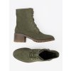 Zelené dámske členkové topánky na platforme Shelvt kod CCC -1- 5690GR (Veľkosť 39)