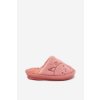 Detské papuče s kožušinou ružové norene / KIS255279-0 PINK (Veľkosť 30)