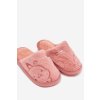 Detské papuče s kožušinou ružové norene / KIS255279-0 PINK (Veľkosť 30)