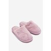 Detské papuče s fialovým kožúškom norene / KIS255279-0 PURPLE (Veľkosť 30)