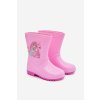 Detské holínky ružové esalina / KRB255101-0 PINK (Veľkosť 25)