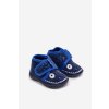 Detské papuče na suchý zips tmavo modré jeselle / KFW255108-0 NAVY (Veľkosť 18)
