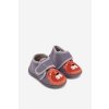 Detské papuče na suchý zips šedé katline / KFW255109-0 GREY (Veľkosť 24)