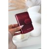 Dámska červené malá peňaženka kód port.ff-115 red / (Veľkosť Uni)
