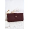 Dámska červené malá peňaženka kód port.dsf897-2 burgudny / (Veľkosť Uni)