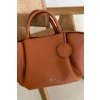 Dámská taška shopper z eco kože big star ss574004 camel / (Veľkosť Uni)