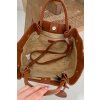 Dámská taška shopper z eco kože big star ss574004 camel / (Veľkosť Uni)