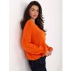 Dámsky sveter farba Pomarančová kód MI-SW-2912.10X (Farba Pomarančová, Veľkosť onse size)