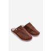 Pánské hnedé papuče selomir / MIS255230-0 BROWN (Veľkosť 40.5)