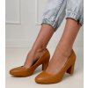 Dámske topánky lodičky hnedé kód CIC-308 - GM CIC-308 CAMEL 38 - GM (Veľkosť 39)