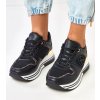 Dámske topánky tenisky čierne kód B2064 - GM B2064 BLACK 38 - GM (Veľkosť 37)