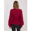 Dámska blúzka s dlhým rukávom bordová RV-BZ-A1051.96 (Farba Bordová, Veľkosť S/M)