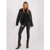 Dámska blúzka s dlhým rukávom čierna RV-BZ-A1051.96 (Farba Čierna, Veľkosť S/M)