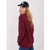 Dámska bordová športová mikina bez kapucne WT-BL-A1062.29 (Farba Bordová, Veľkosť ONE SIZE)