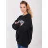 Dámska čierna športová mikina bez kapucne WT-BL-A1062.29 (Farba Čierna, Veľkosť ONE SIZE)