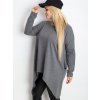 Dámska blúzka pre plnoštíhle moletky tmavo-sivá RV-BZ-5031.06X (Farba Tmavo-sivá, Veľkosť one size XL/2XL)