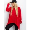 Dámska blúzka pre plnoštíhle moletky červená RV-BZ-5031.06X (Farba Červená, Veľkosť one size XL/2XL)