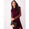 Dámske tmavo-fialove šaty elegantné kód produktu IT-SK-9937.16 (Farba Tmavo-fialová, Veľkosť ONE SIZE)