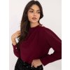 Dámska blúzka formálny štýl bordová MI-BZ-278519-1.40 (Farba Bordová, Veľkosť ONE SIZE)