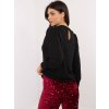 Dámska blúzka formálny štýl čierna MI-BZ-278519-1.40 (Farba Čierna, Veľkosť ONE SIZE)