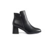 Čierne dámske členkové topánky na hrubom podpätku Shelvt kod CCC -1- HF310B (Veľkosť 36)