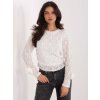 Dámska blúzka s čipkou biela IT-BZ-9950.79 (Farba Biela, Veľkosť ONE SIZE)