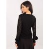 Dámska blúzka s čipkou čierna IT-BZ-9950.79 (Farba Čierna, Veľkosť ONE SIZE)