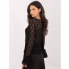 Dámska blúzka s čipkou čierna IT-BZ-9970.97 (Farba Čierna, Veľkosť ONE SIZE)