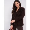 Dámska Bunda farba Tmavo-hnedá kód IT-KR-FL9559.02P (Farba Tmavo-hnedá, Veľkosť ONE SIZE)