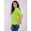 Dámsky sveter farba Limetková-zelená kód MI-SW-0512.77 (Farba Limetková-zelená, Veľkosť ONE SIZE)