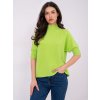 Dámsky sveter farba Limetková-zelená kód MI-SW-0512.77 (Farba Limetková-zelená, Veľkosť ONE SIZE)