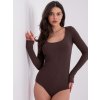 Dámske body tmavo-hnedá RV-BO-A1047.94 (Farba Tmavo-hnedá, Veľkosť S/M)