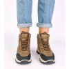 Dámske členkové topánky hnedé kód 6692 - GM 6692 KHAKI 38 - GM (Veľkosť 38)