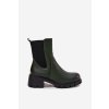 Dámské Boty Na Korku Eko Kůže Tmavě Zelené Kyra (Veľkosť 36)