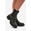 Dámské Boty Na Korku Eko Kůže Tmavě Zelené Kyra (Veľkosť 36)