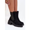 Dámské Zateplené Kotníkové Boty Na Klíně Černé Zoralia (Veľkosť 36)
