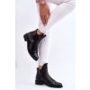 Kožené čižmy na zips nicole 2785/037 čierne / 2785/037 BLACK (Veľkosť 35)