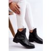 Kožené čižmy na zips nicole 2785/037 čierne / 2785/037 BLACK (Veľkosť 35)