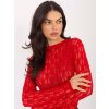 Dámska blúzka s čipkou červená IT-BZ-9962.98 (Farba Červená, Veľkosť ONE SIZE)