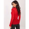 Dámska blúzka s čipkou červená IT-BZ-9962.98 (Farba Červená, Veľkosť ONE SIZE)