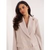 Dámska Bunda farba Svetlo-béžová kód IT-KR-FL9559.02P (Farba Svetlo-béžová, Veľkosť ONE SIZE)