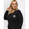 Dámska blúzka plus size čierna RV-BZ-A-161.63 (Farba Čierna, Veľkosť ONE SIZE)