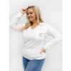 Dámska blúzka plus size okrová RV-BZ-A-161.63 (Farba Okrová, Veľkosť ONE SIZE)